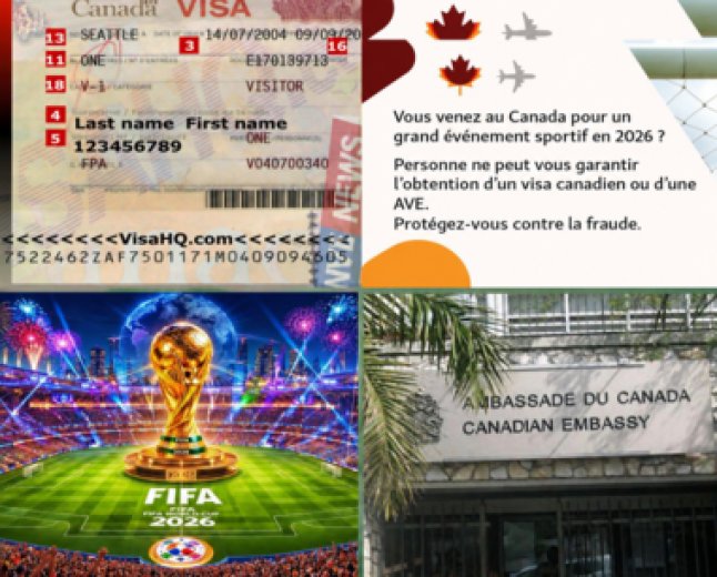 Visa Canada et Coupe du Monde : l’avertissement qui inquiète les candidats haïtiens.Quelle est l’alerte lancée par l’ambassade du Canada en Haïti ?  