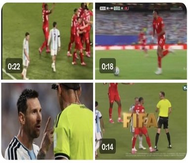 Certains des scandales d'arbitrage qui se sont produits dans le match Argentine contre Suisse