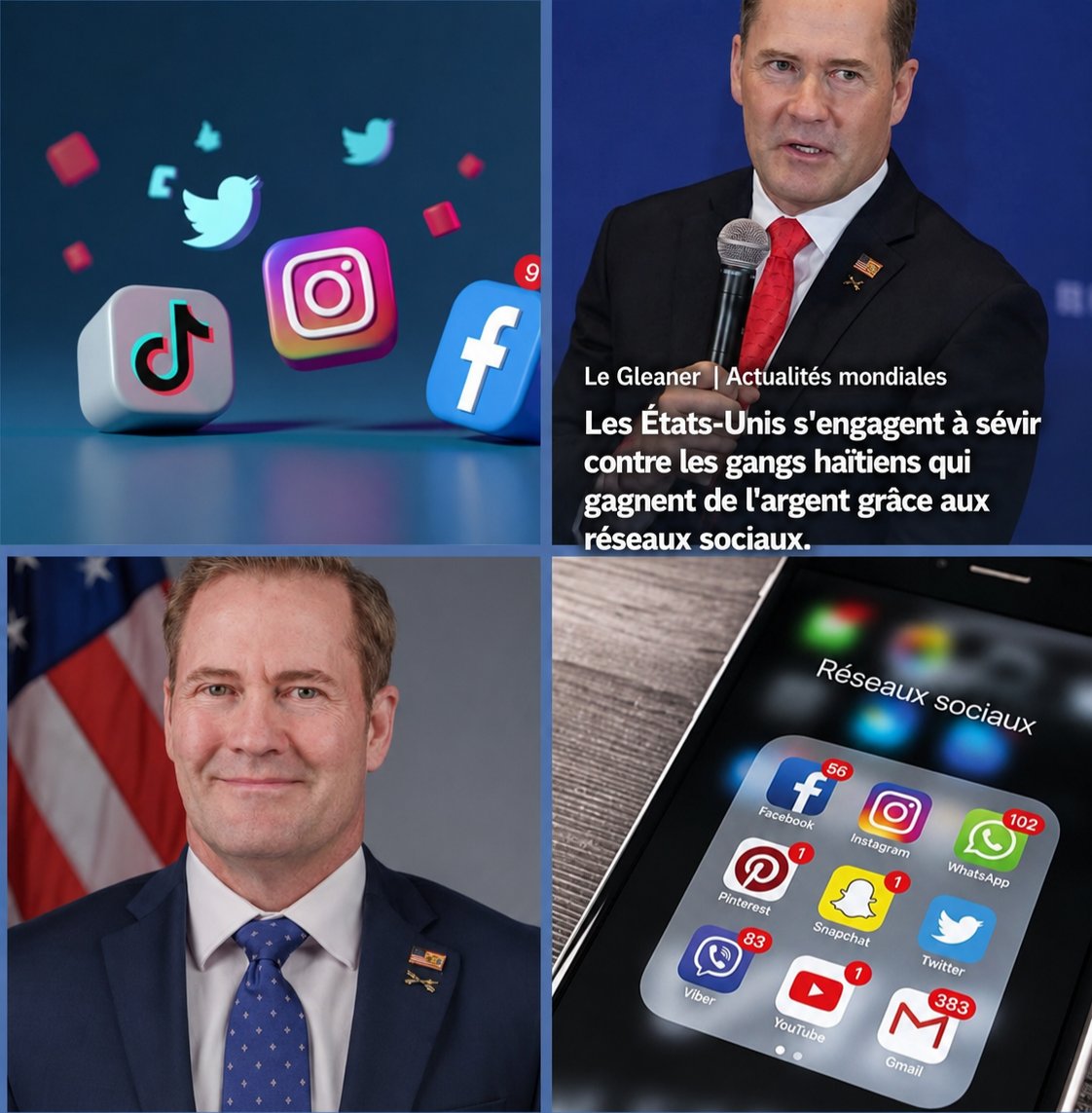 États-Unis vs gangs haïtiens : L’ambassade des États-Unis a annoncé que Washington compte bloquer les gangs haïtiens qui utilisent les réseaux sociaux.Pourquoi?
