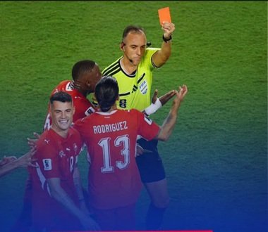 L' Argentine face à la Suisse, le carton rouge contre la Suisse : une décision justifiée ?*  