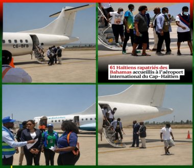 Expulsions aux Bahamas : Les Bahamas ont expulsé des migrants haïtiens, accueillis à leur arrivée à l’aéroport du Cap-Haïtien.Quel est le nombre exacte?
