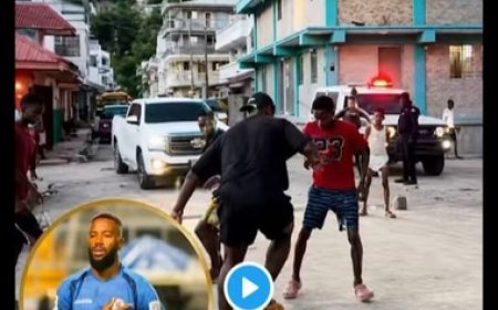 À Cap-Haïtien, une image simple mais marquante circule sur les réseaux sociaux : Duckens Nazon aux côtés des enfants d’un quartier populaire. Que faisait-il sur place ?