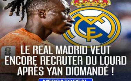 Real Madrid prépare un nouveau coup XXL sur le marché des transferts après l'arrivé de Yan Diomandé.Qui est ce joueur?