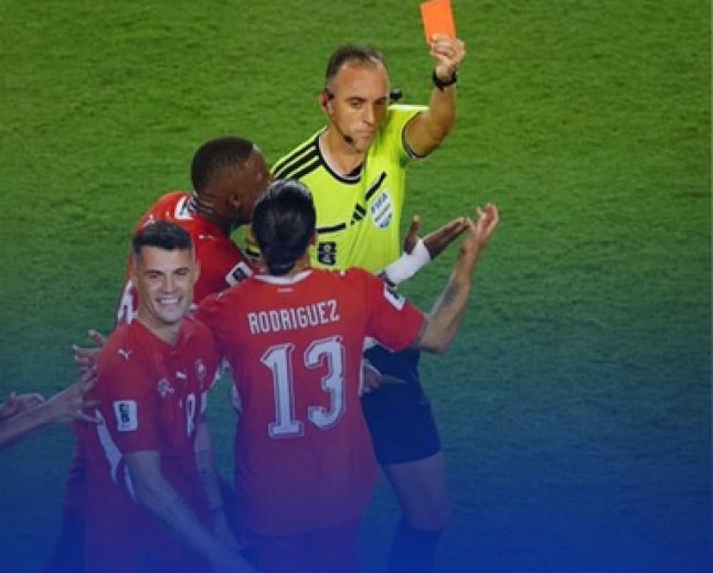 L' Argentine face à la Suisse, le carton rouge contre la Suisse : une décision justifiée ?*  