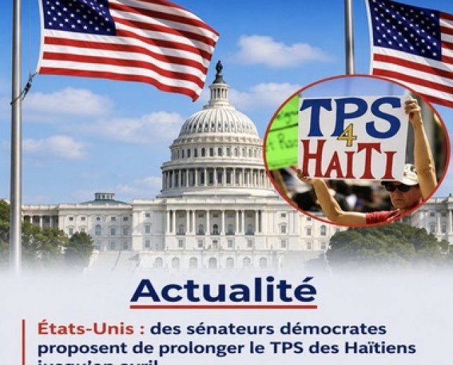 Certains sénateurs démocrates ont présenté un projet de loi exige qui le DHS désigne Haïti pour le TPS jusqu'au 20 avril