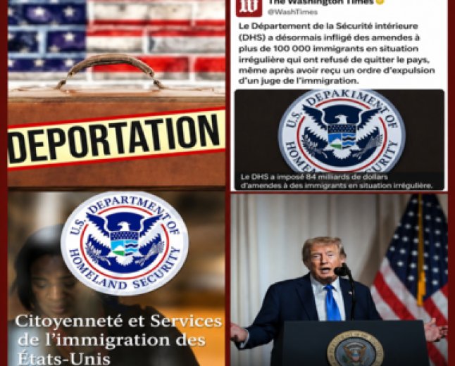 Amendes massives pour les migrants aux Etats-Unis.Quel est le montant maximum de l’amende mentionné ?