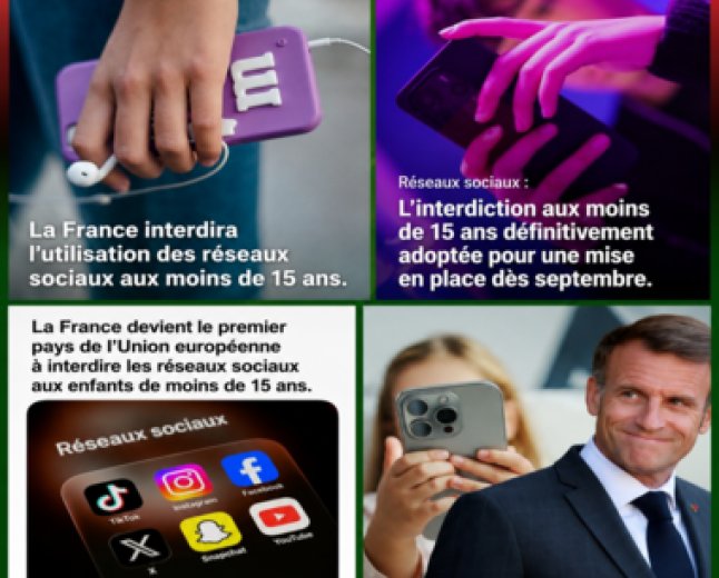 La France : Réseaux sociaux interdits aux mineurs.Pourquoi?