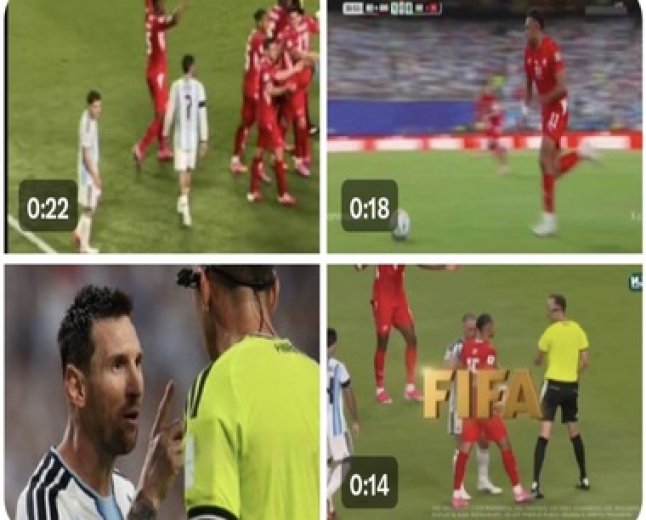 Certains des scandales d'arbitrage qui se sont produits dans le match Argentine contre Suisse