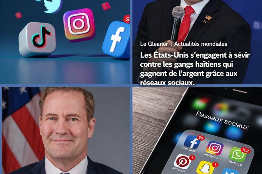 États-Unis vs gangs haïtiens : L’ambassade des États-Unis a annoncé que Washington compte bloquer les gangs haïtiens qui utilisent les réseaux sociaux.Pourquoi?