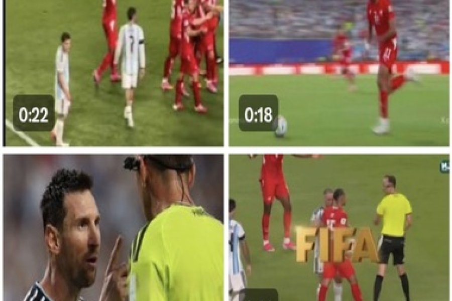 Certains des scandales d'arbitrage qui se sont produits dans le match Argentine contre Suisse
