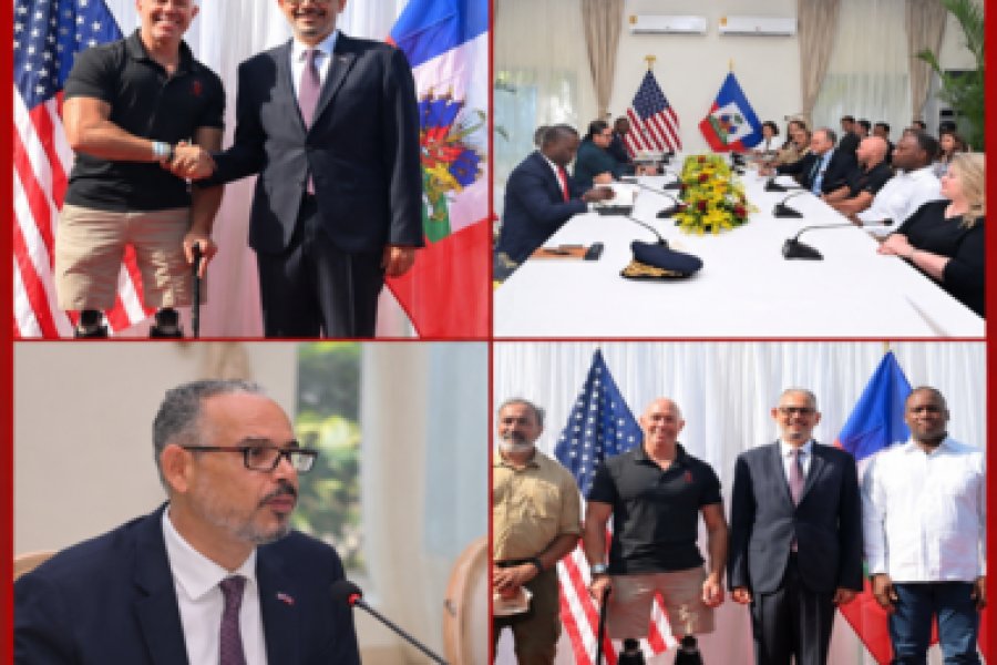 Haïti–États-Unis : les deux principaux dossiers au cœur des discussions entre le Premier ministre et la délégation américaine