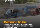 Nouvelles règles de circulation à Pétion-Ville : ce qui change pour les motos à trois roues et les véhicules de Delmas