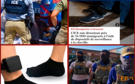 Selon le Guardian, l’ICE a discrètement étendu la surveillance en imposant des bracelets électroniques à près de 54 000 migrants.