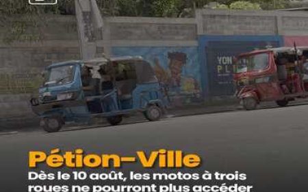 Nouvelles règles de circulation à Pétion-Ville : ce qui change pour les motos à trois roues et les véhicules de Delmas