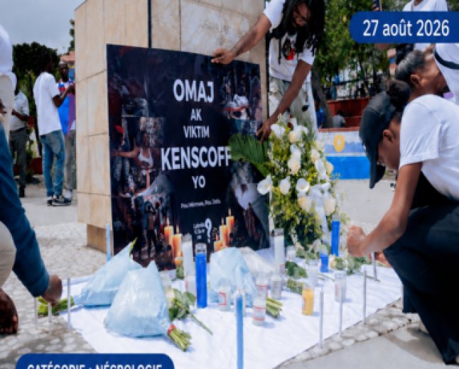 Kenscoff : un hommage poignant aux victimes, un message qui marque les esprits