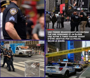 Une intervention policière a tourné au drame à Times Square, au cœur de New York.