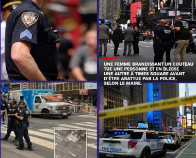 Une intervention policière a tourné au drame à Times Square, au cœur de New York.