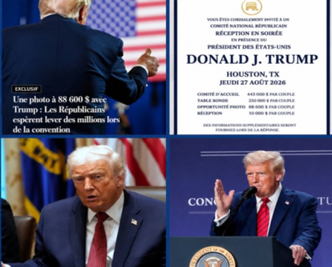 Le prix choc qui divise : combien coûte une photo avec le président Donald Trump ?
