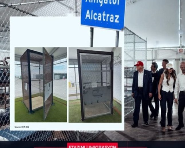 Floride : l’ICE enferme des migrants dans des « cages métalliques » à Alligator Alcatraz, selon le DHS-OIG