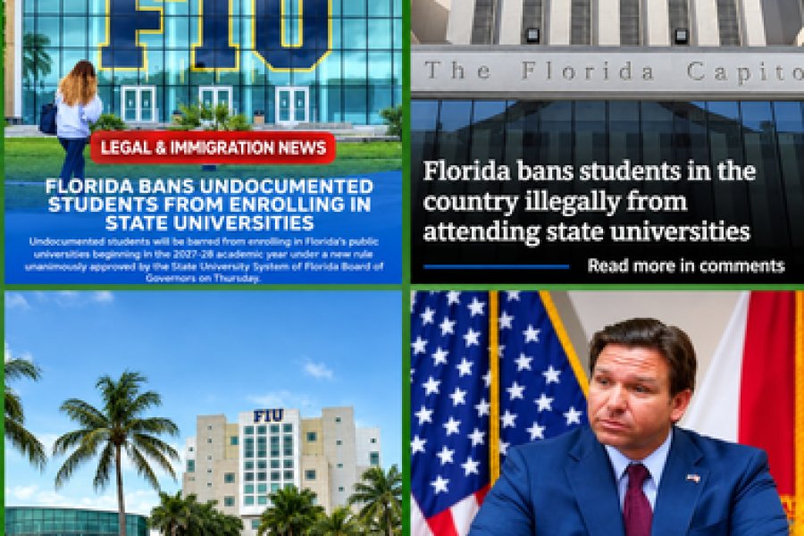 Les universités publiques de Floride vont-elles fermer leurs portes aux étudiants sans papiers ?