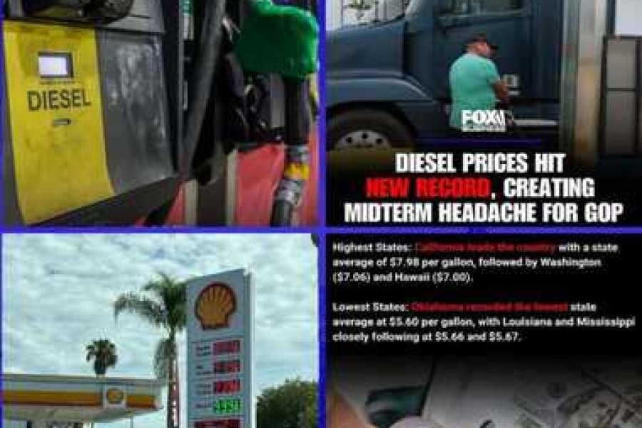 Le diesel dépasse 6 dollars : les Républicains sont-ils face à une nouvelle crise du coût de la vie ?