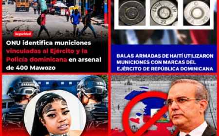 *Haïti–République dominicaine : plus de 900 000 munitions appartenant à la police et à l’armée dominicaines auraient été utilisées par des gangs haïtiens*