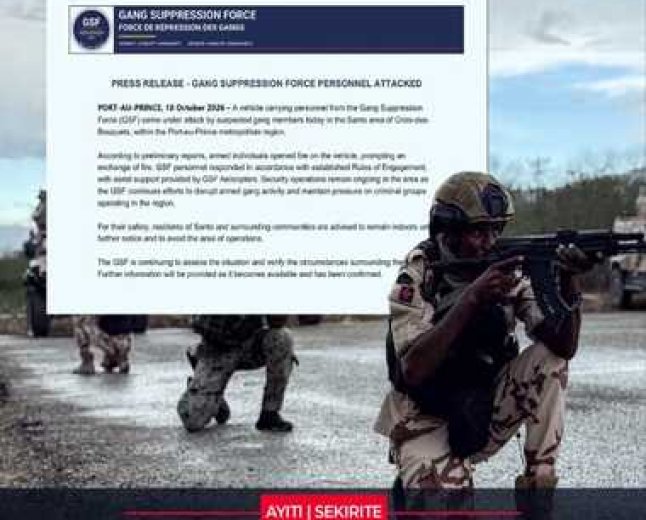 Santo : des tirs contre un véhicule des FRG, une opération sous haute tension
