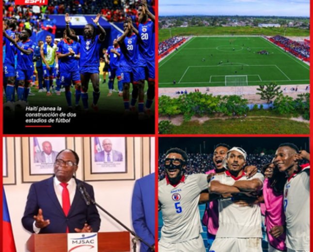 Haïti : ESPN évoque la construction de deux stades de football, un projet qui suscite l’espoir