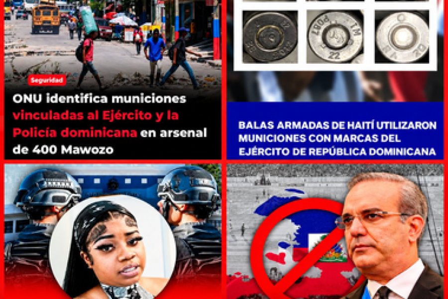 *Haïti–République dominicaine : plus de 900 000 munitions appartenant à la police et à l’armée dominicaines auraient été utilisées par des gangs haïtiens*