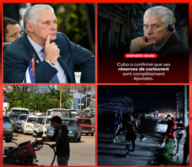 Pénurie totale: Le gouvernement cubain a annoncé que les réserves de diesel et de gaz sont désormais totalement épuisées.Quelle est la cause principale de l’épuisement des réserves de carburant de Cuba selon les informations rapportées ?