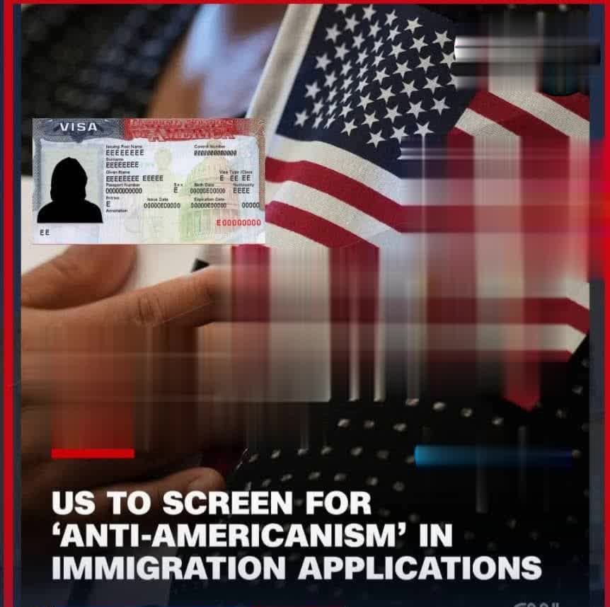 Les autorités américaines vérifieront avant de vous accorder un visa ou une résidence si vous n’avez pas de positions anti-américaines
