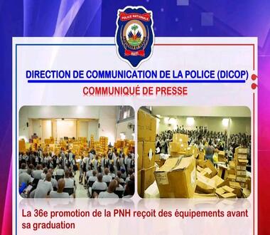 Suspense à la PNH —La 36e promotion de la PNH a prêté serment cette semaine, marquant l’achèvement de la 2e cohorte du programme P4000+. Qui sont les 1 192 nouveaux agents formés?