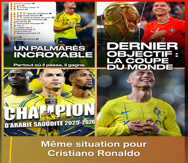 Surprise mondiale — Le roi du football s’impose dans le désert,Cristiano Ronaldo est champion d’Arabie saoudite 2025-2026.Quel rôle a-t‑il joué dans ce sacre ?