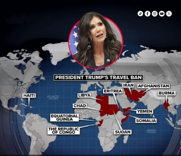 Les États-Unis élargissent drastiquement leur liste de pays bannis , plus de dix pays ont été ajoutés