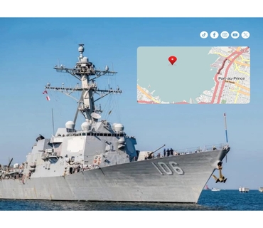L’Ambassade des États-Unis confirme la présence de 3 navires de guerre américains au large de Port-au-Prince