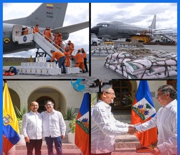 Haïti en péril, la Colombie déploie en urgence un avion militaire chargé d’aide humanitaire vitale