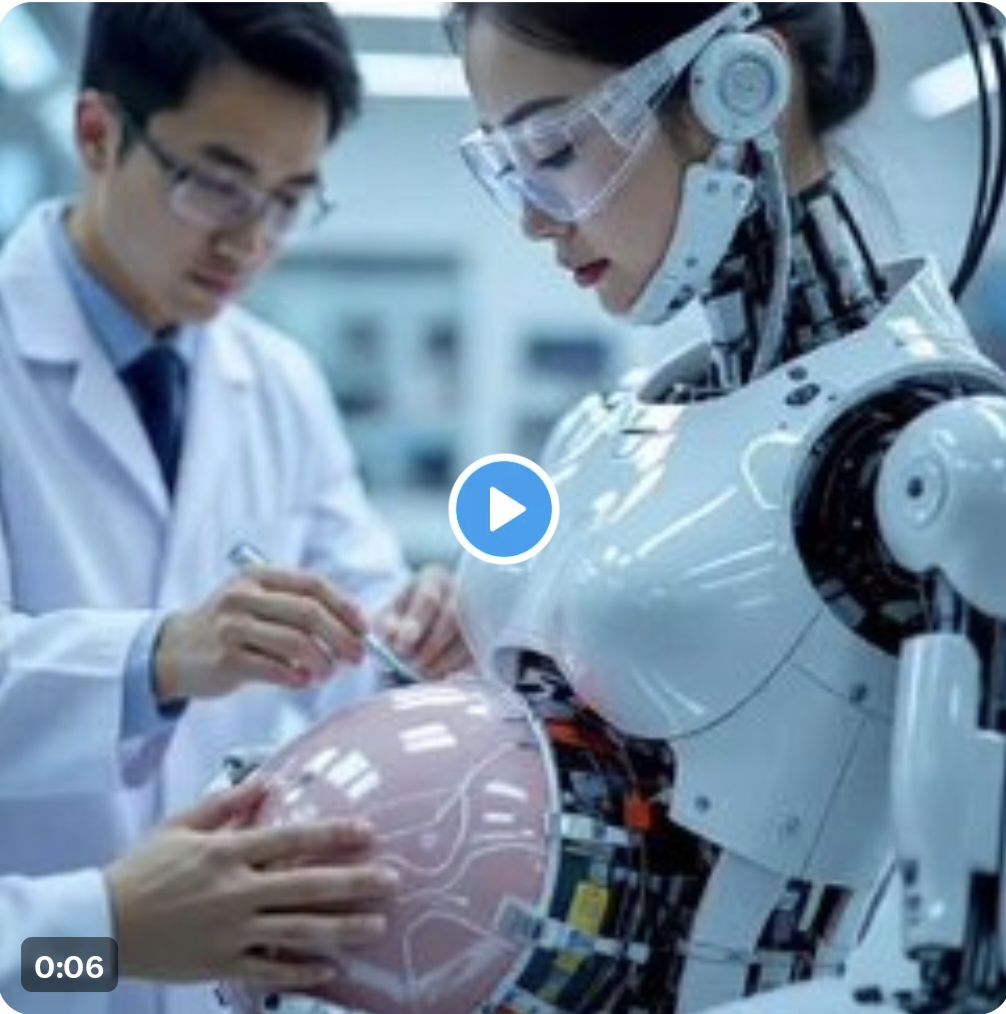 Des scientifiques chinois développent le tout premier robot humanoïde capable de tomber enceinte