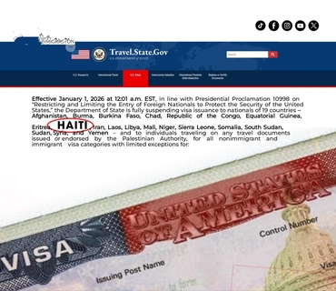 Crise migratoire : vers une année noire sans aucun visas américains pour les Haïtiens en 2026