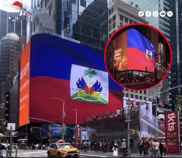 Événement inattendu, Un immense drapeau haïtien, s’est affiché en plein écran géant, Pourquoi ce Drapeau Haïtien Affiché ?
