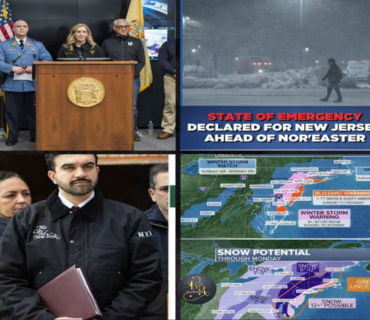 Blizzard monstrueux en approche : New York et New Jersey en état d’urgence, danger total ?