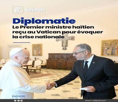 Mystère au Vatican : Le Premier ministre haïtien Alix Didier Fils-Aimé a surpris le monde en offrant un cadeau de souvenir au Pape Léon XIV ,Quel Cadeau Explosif le PM lui a offert ?