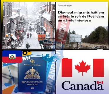 Crise migratoire vers le Canada : l’arrestation surprise de 19 migrants haïtiens à la frontière Canada–États-Unis