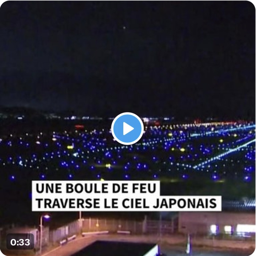 Vidéo Incroyable : en pleine nuit, hier soir, le jour s’est subitement levé au Japon